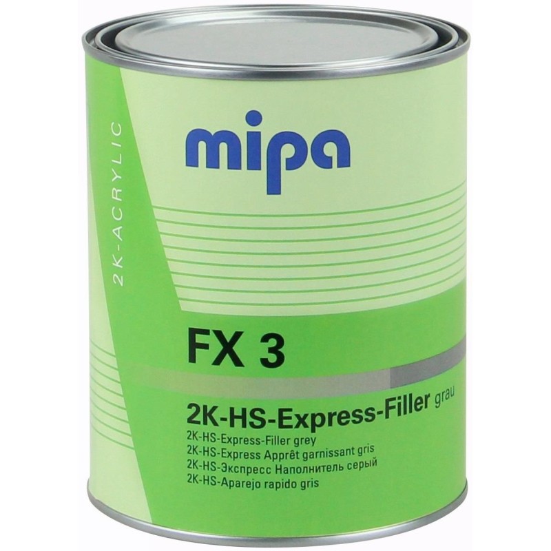 Mipa primer surfacer FX3 gris 1 litre Mipa primer surfacer FX3 gris 1 litre