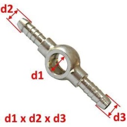 Banjo double 8 x 5 x 5mm