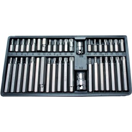 Coffret embouts Torx, Allen et XZN (40 pcs)