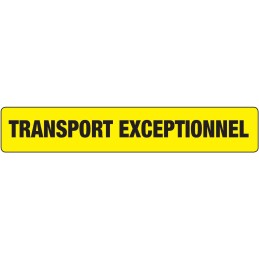 Plaque transport exceptionnel 1250 mm x 250 mm