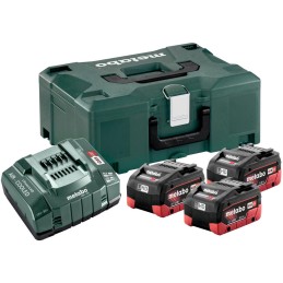 Set de 3 accus Metabo 18V - 4,0h LiHD + METALOC