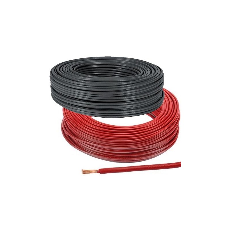 Fil électrique 4mm² noir Fil électrique 4mm² noir