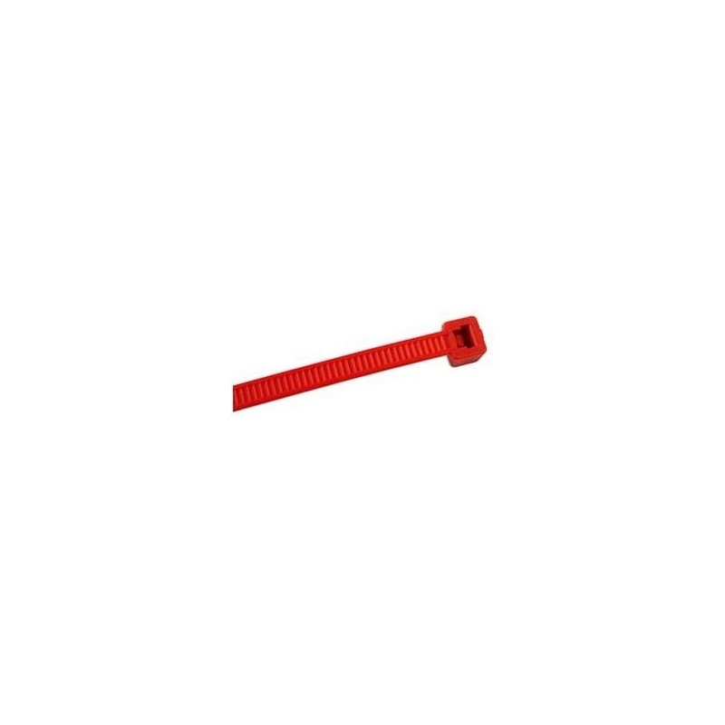 Collier colson plastique rouge 3,6 x 300mm