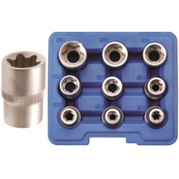 Coffret douilles Torx femelles