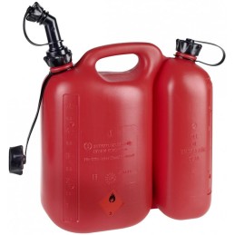 Jerrycan plastique double 5,0L et  2,5L