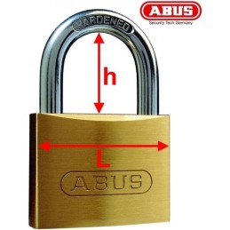 Cadenas Abus 38 x 21 Ø 6,0 (même clé)