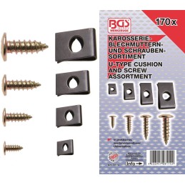 Clips carrosserie 3 à 6mm