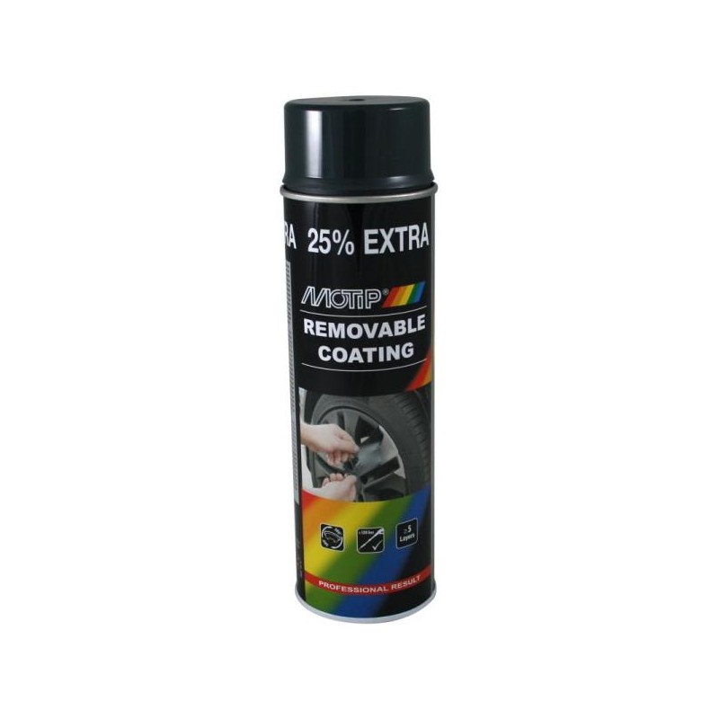 Peinture plastique pelable carbon