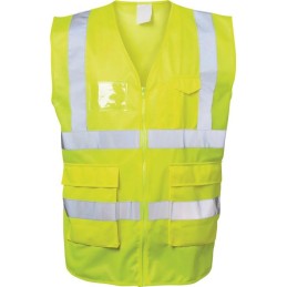 Gilet fluo avec poches Taille L