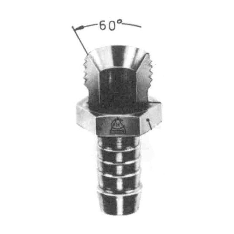 Embout métrique mâle M14x1,5 - tube 8mm