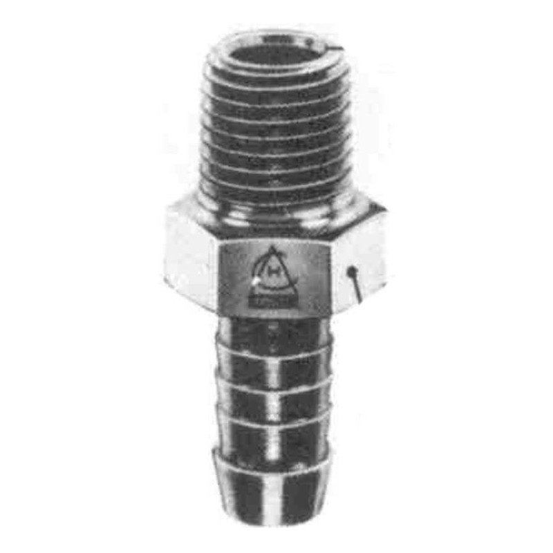 Embout gaz cônique 3/8 NPT - tube 12mm