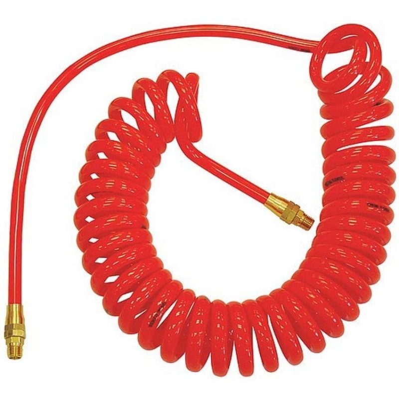 Tuyau pneumatique spiralé Ø 8mm - 12,5m Tuyau pneumatique spiralé Ø 8mm - 12,5m