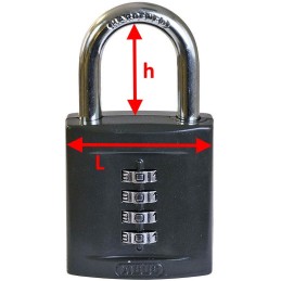 Cadenas à code Abus 158/50