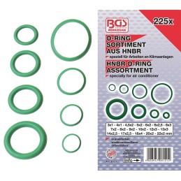 O-rings airco 3 à 22mm