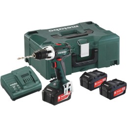 Visseuse Metabo BS 18 LT + 3x 4.0Ah sans percussion