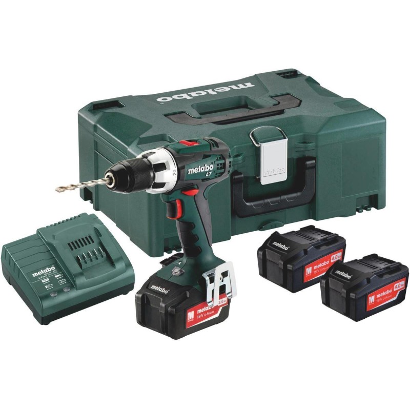 Visseuse Metabo BS 18 LT + 3x 4.0Ah sans percussion