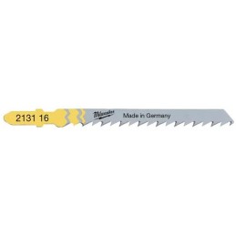 Lame de scie sauteuse Milwaukee - bois, plastique 75x4mm T144D (x5)