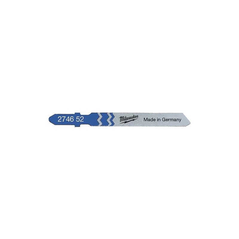 Lame de scie sauteuse Milwaukee - métal 50x0,7mm T118G (x5)