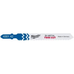 Lame de scie sauteuse Milwaukee - universelle Bi 105x2,0mm T318BF (x5)