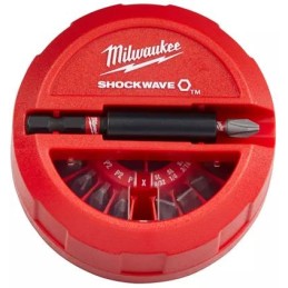 Coffret PUCK 15 embouts Shockwave Milwaukee