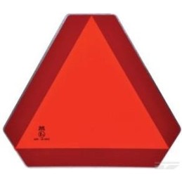 Triangle signalétique rouge