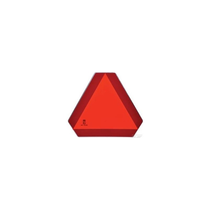 Triangle signalétique rouge