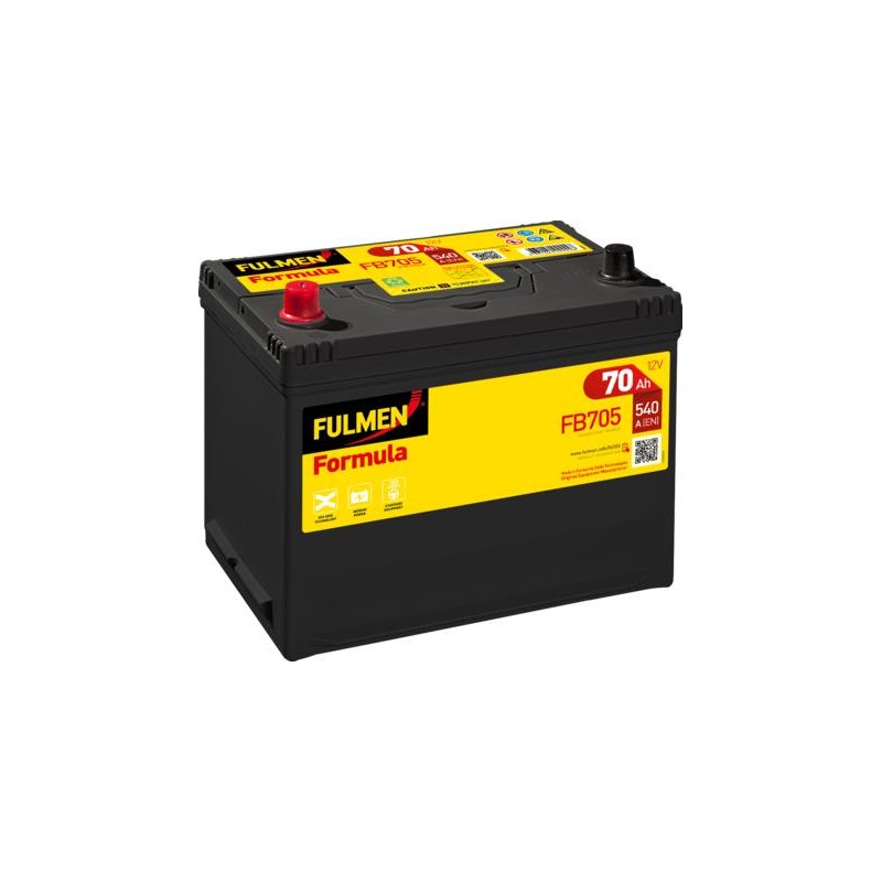 Batterie de démarrage 70Ah pour véhicule asiatique