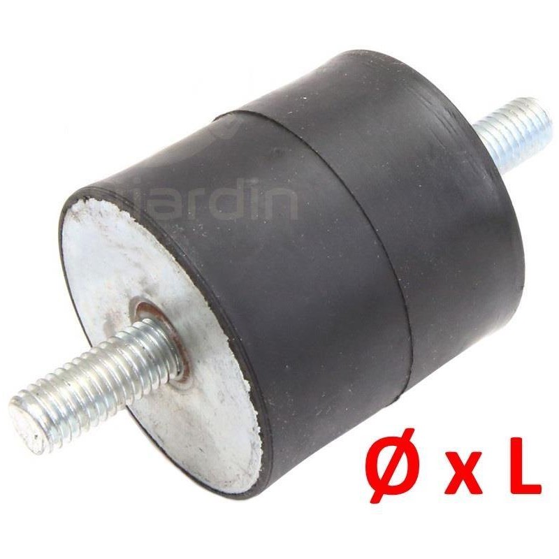 Silent bloc M/M 8mm - 40x40mm Silent bloc M/M 8mm - 40x40mm