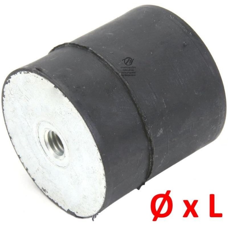 Silent bloc F/F 8mm - 30x30mm Silent bloc F/F 8mm - 30x30mm