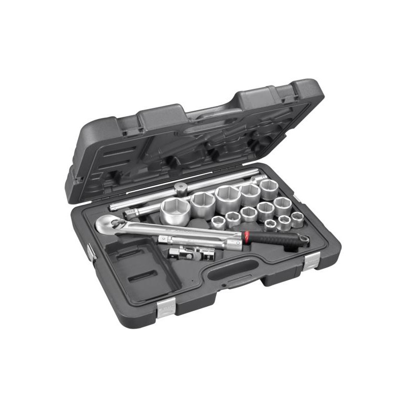 Coffret de douilles 3/4" 6 pans métrique FACOM KL.500 Coffret de douilles 3/4" 6 pans métrique FACOM KL.500