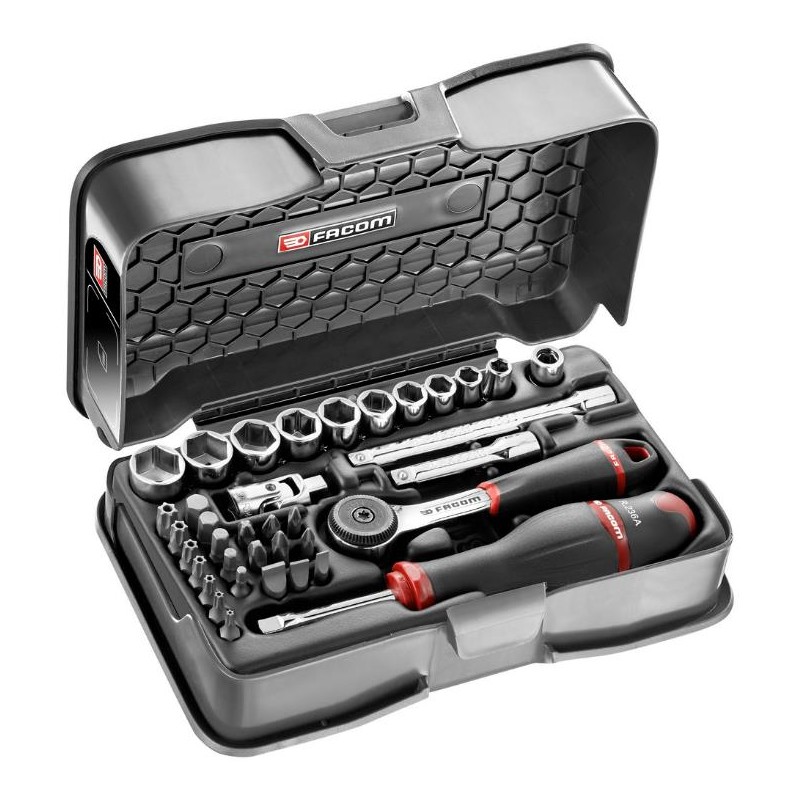 Coffret de douilles et embouts FACOM R.161-6P6 Coffret de douilles et embouts FACOM R.161-6P6