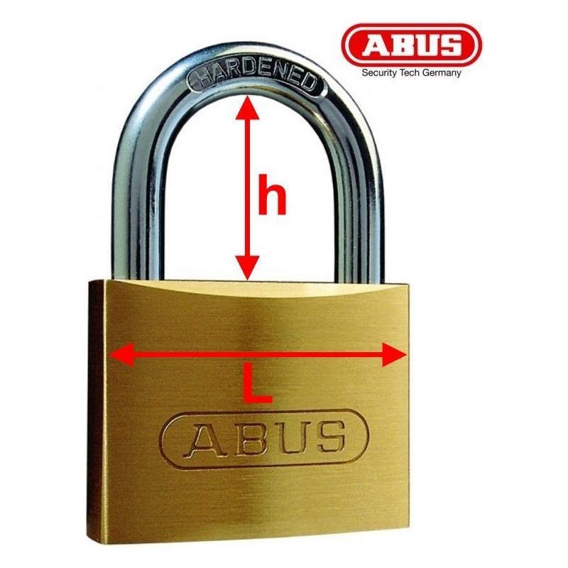 Cadenas Abus 45 x 25 Ø 6,5