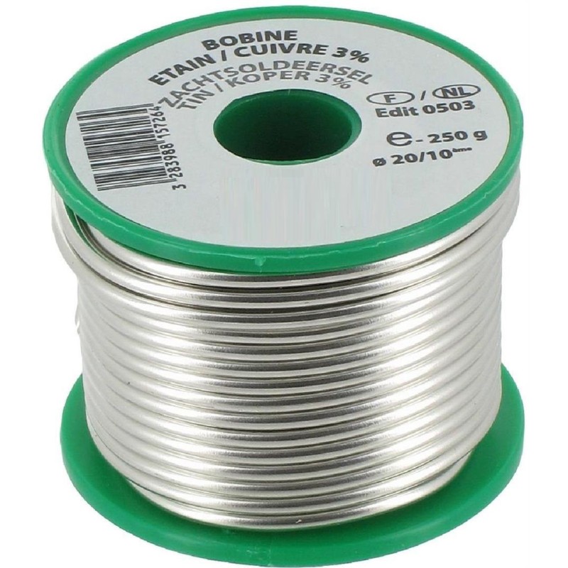 Bobine d'étain 1,5mm 100g Bobine d'étain 1,5mm 100g