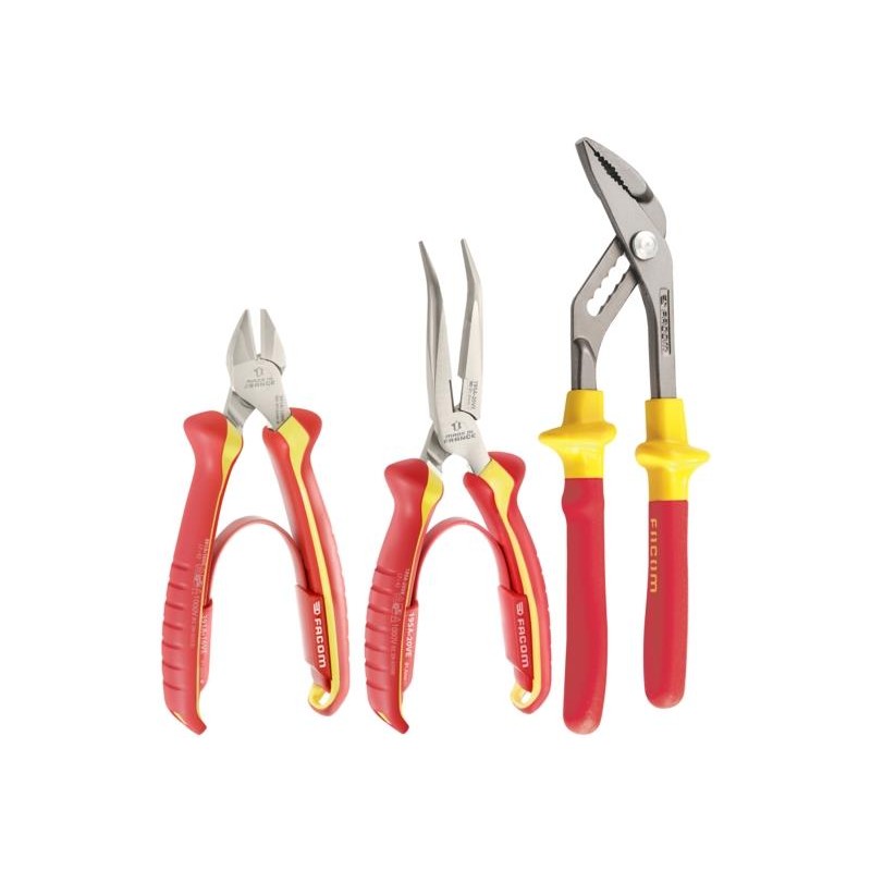 Pinces isolées 1000V FACOM VE.A3 jeu complet