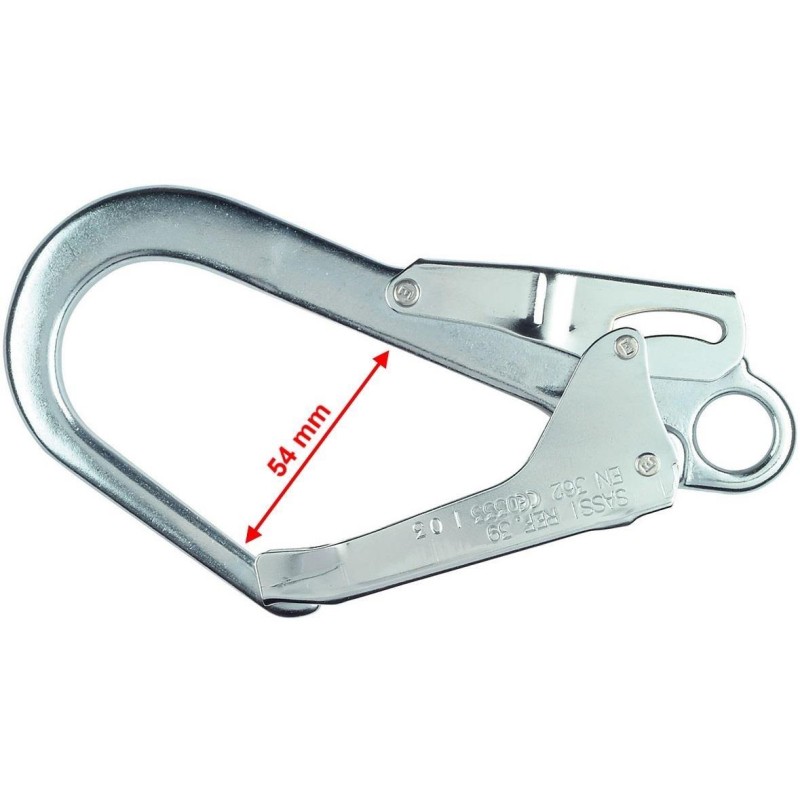 Mousqueton acier zingué