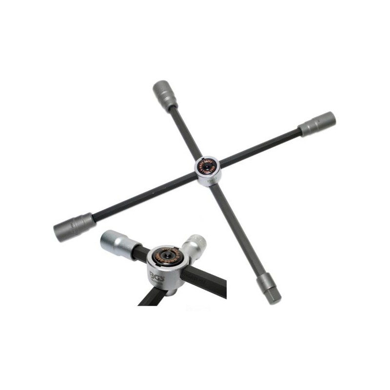 Clé en croix pliable