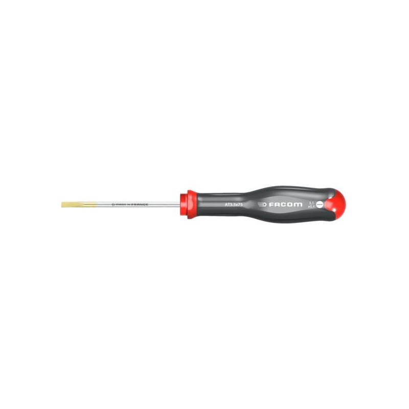 Tournevis plat lame fraisée FACOM AT3X75 Tournevis plat lame fraisée FACOM AT3X75