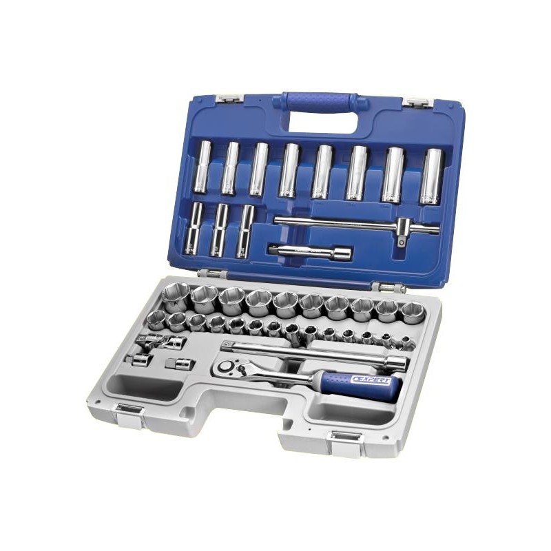 Coffret de douilles 1/2" - Expert E032908 Coffret de douilles 1/2" - Expert E032908