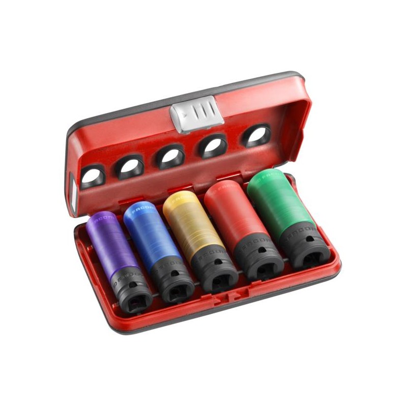 Coffret douilles à choc pour jante FACOM NSI.5L