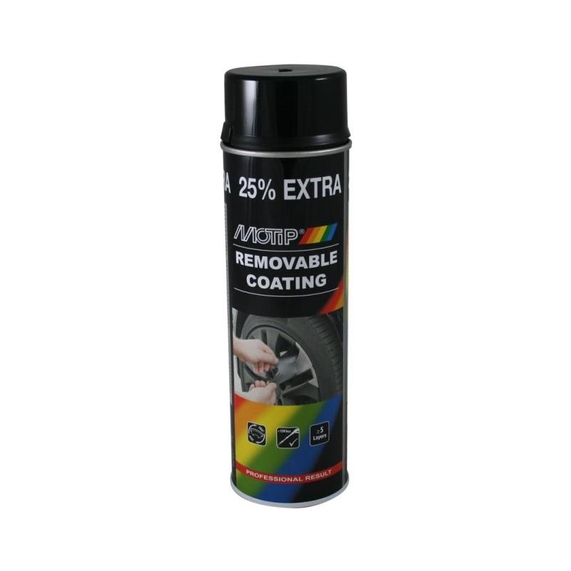 Peinture plastique pelable noir