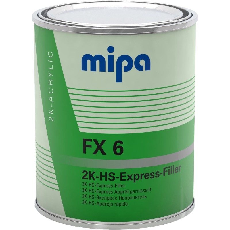 Mipa primer surfacer FX6 gris 3 litre Mipa primer surfacer FX6 gris 3 litre
