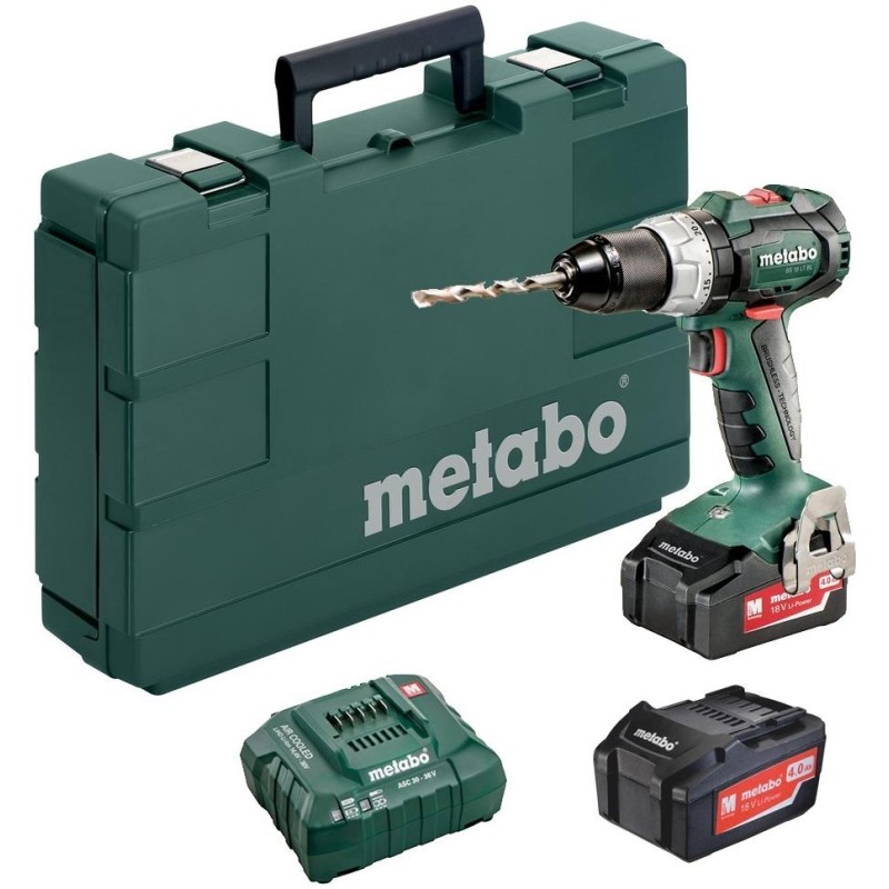 Visseuse Metabo BS 18 LT BL + 2x 4.0Ah Visseuse Metabo BS 18 LT BL + 2x 4.0Ah
