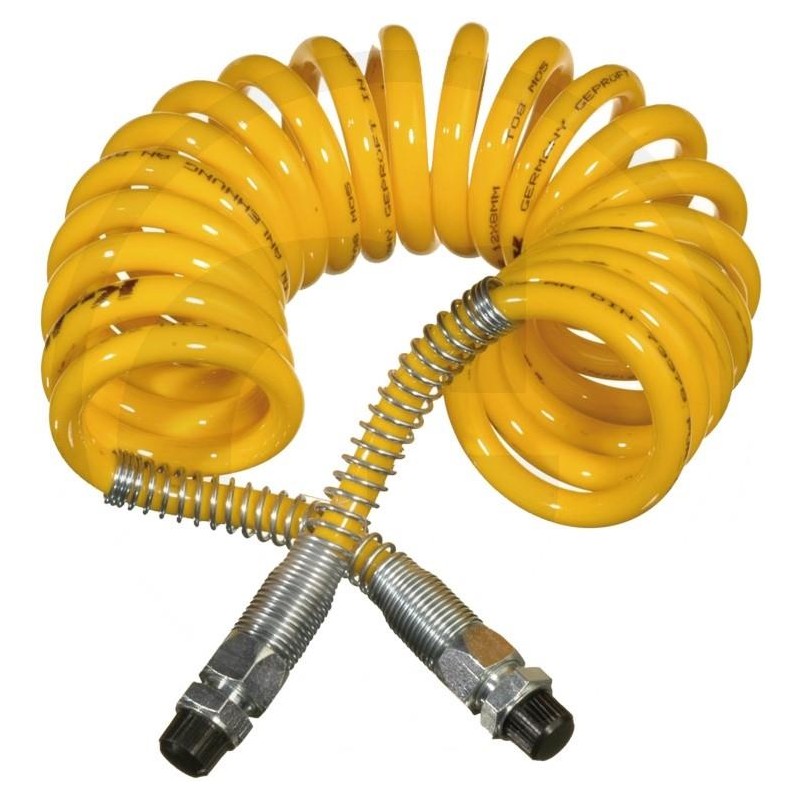 Tuyau spiralé jaune Tuyau spiralé jaune