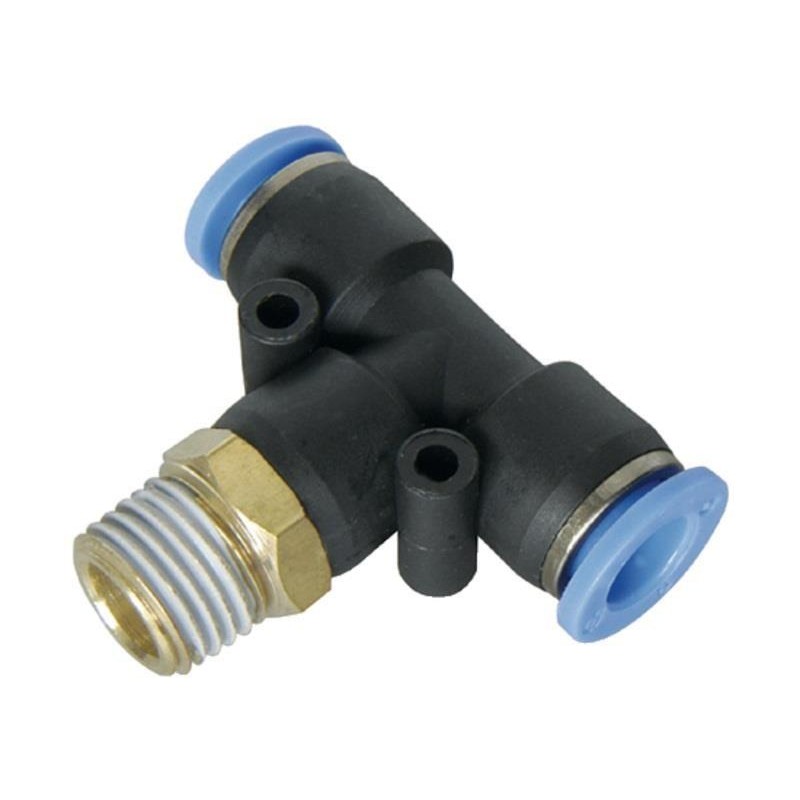 Raccord rapide BP T 6mm - G1/4" M Raccord rapide BP T 6mm - G1/4" M