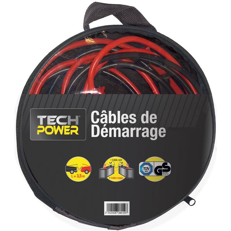 Jeu de câble de démarrage 25mm² x 3,5m Jeu de câble de démarrage 25mm² x 3,5m