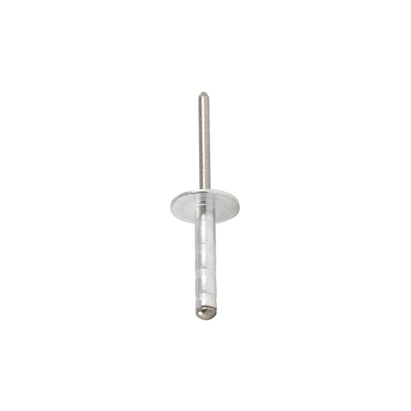 Rivet pop Acier / Alu tête large 4.8x12 (50 pcs)