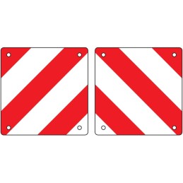 Jeu de 2 panneaux striés