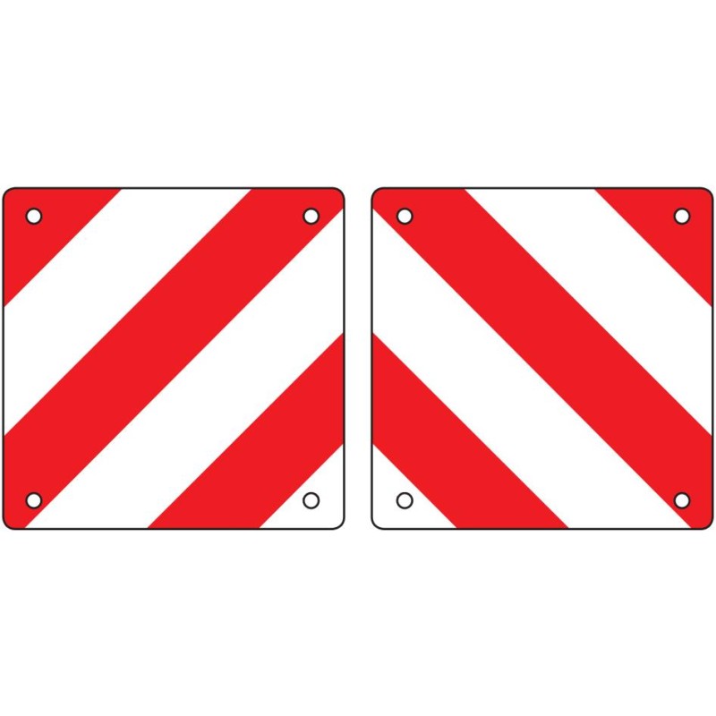 Jeu de 2 panneaux striés Jeu de 2 panneaux striés