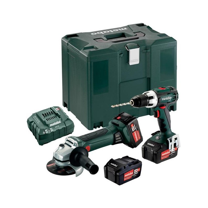 Combo set Metabo BS 18 LT + W 18 LTX 125 QUICK Combo set Metabo BS 18 LT + W 18 LTX 125 QUICK