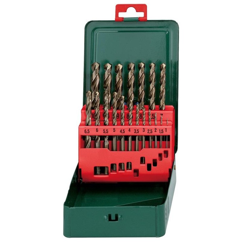 Coffret 19 forêts métaux HSS-CO Coffret 19 forêts métaux HSS-CO